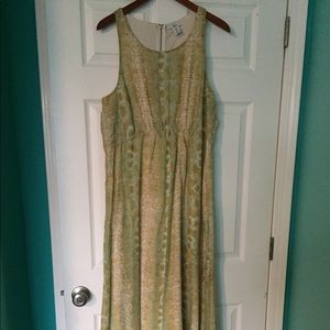 Bar III Racerback Maxi Dress Snake Print